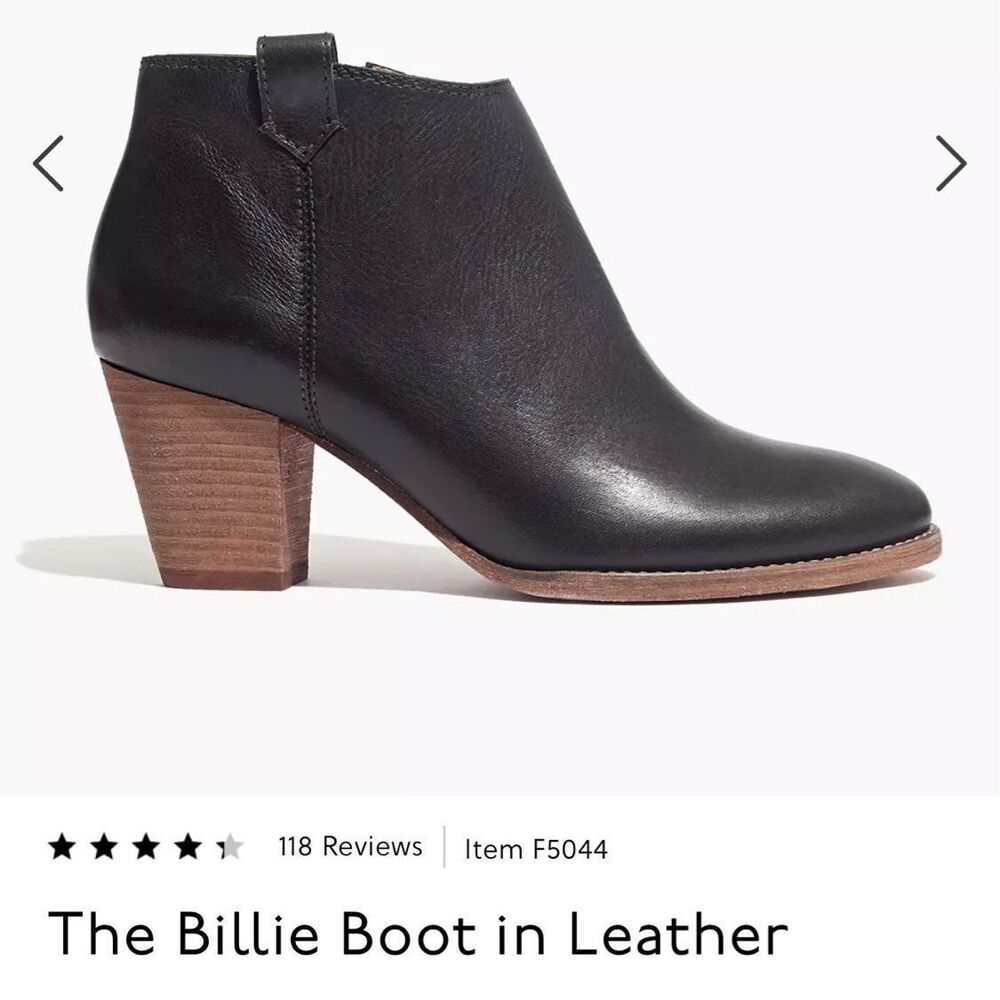 MADEWELL THE BILLIE BOOTIE SIZE 8